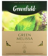 Greenfield Green Melissa Чай зеленый в пакетиках 100 шт. 1796